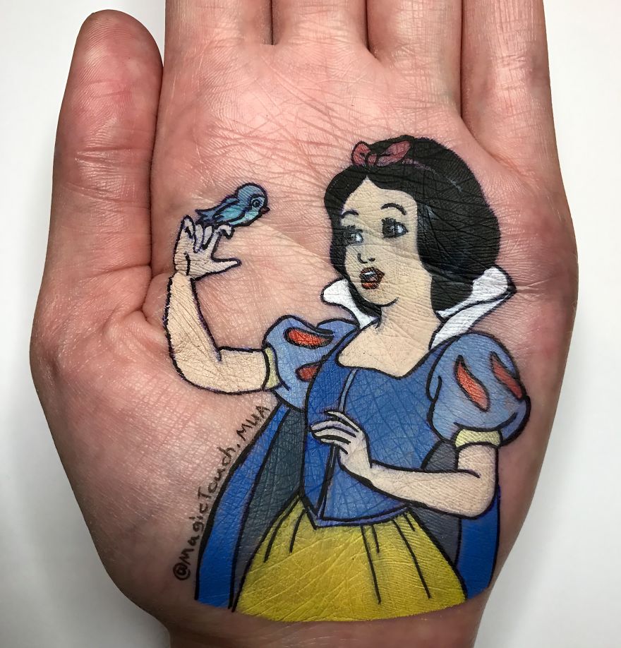 I Draw Cartoon Characters On The Palm Of My Hand I Draw Cartoon Characters On The Palm Of My Hand