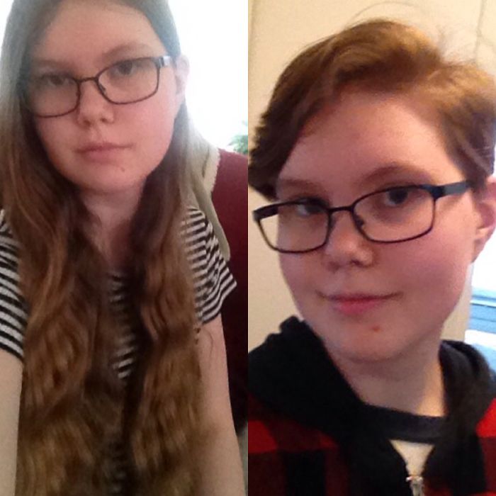 Cut Of All Their Rapunzel Like Hair And Donated It!