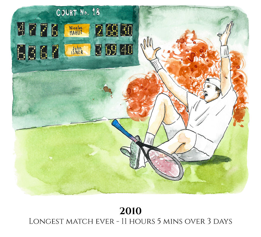 We Illustrated 10 Of The Best Wimbledon Moments