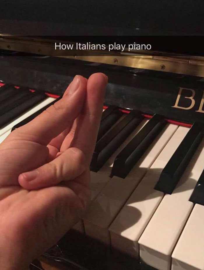 Italians playing piano meme