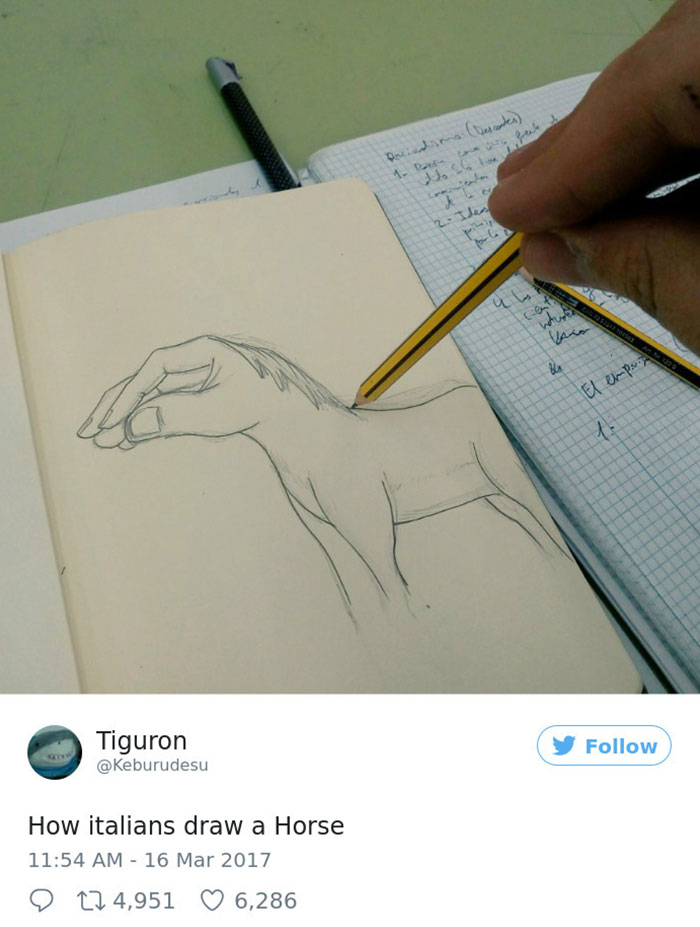 Person drawing italian gesture meme 