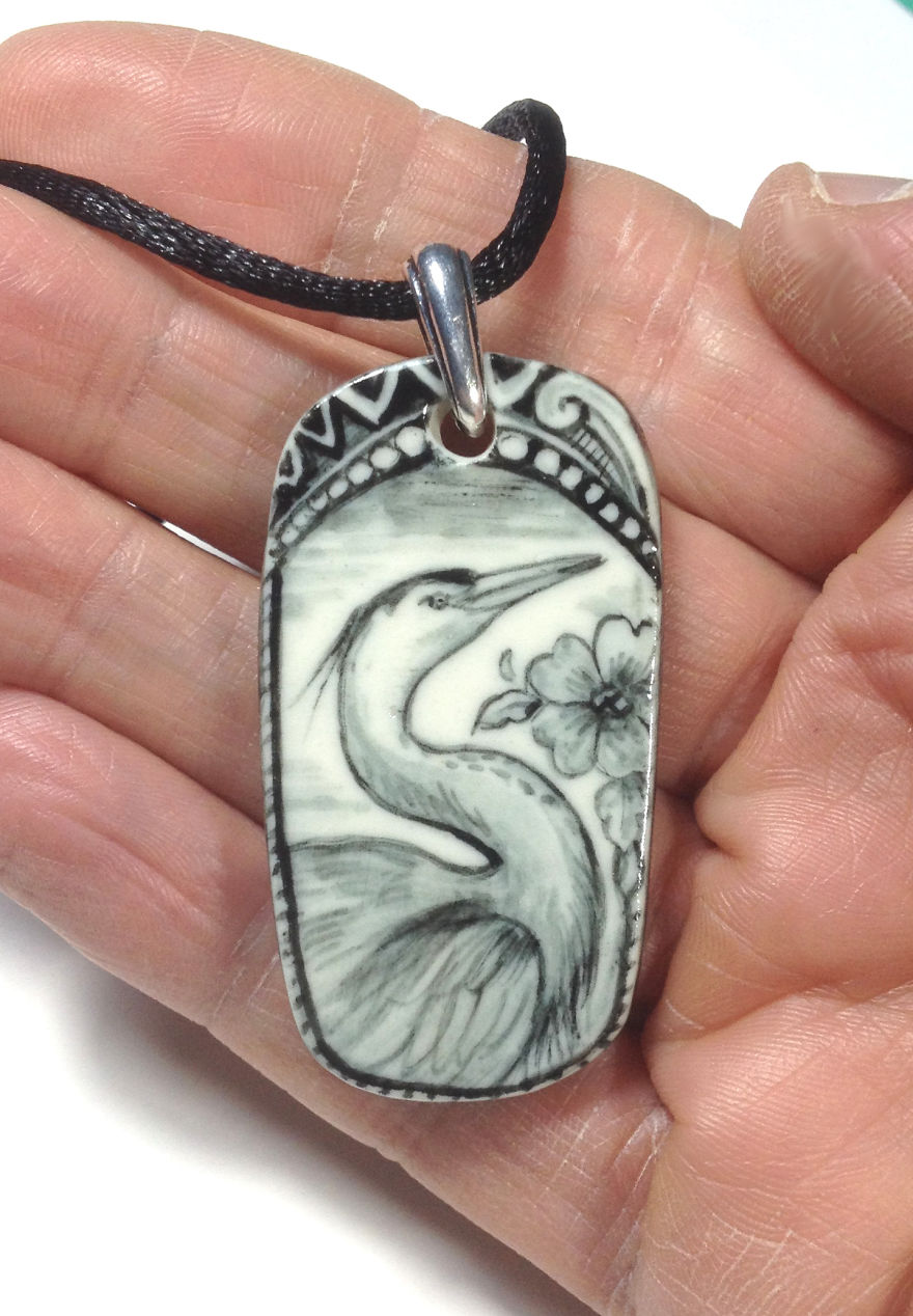 Miniature Works Of Art On Porcelain