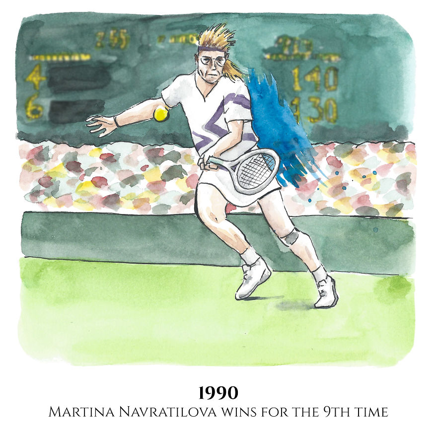 We Illustrated 10 Of The Best Wimbledon Moments