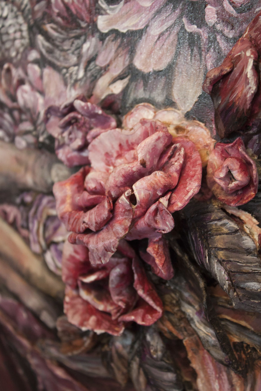 I Create 3D Paintings Using Modeling Paste And Clay I Create 3D Paintings Using Modeling Paste And Clay