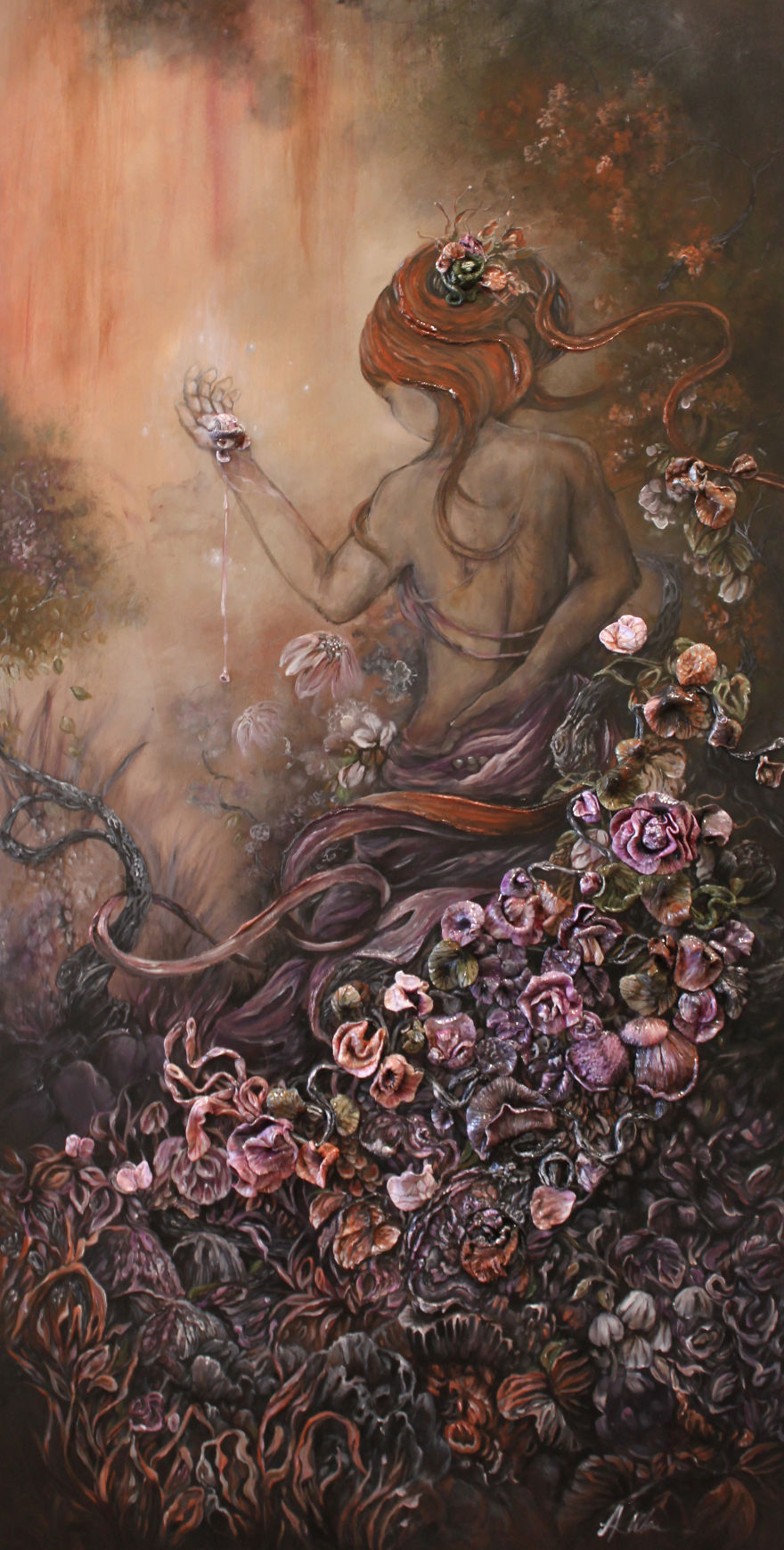 I Create 3D Paintings Using Modeling Paste And Clay