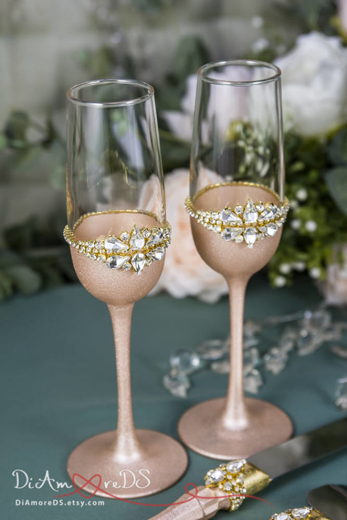 Omg I Need Help! I Have 3 Sets Wedding Glasses, Which Do I Choose! Omg I Need Help! I Have 3 Sets Wedding Glasses, Which Do I Choose!