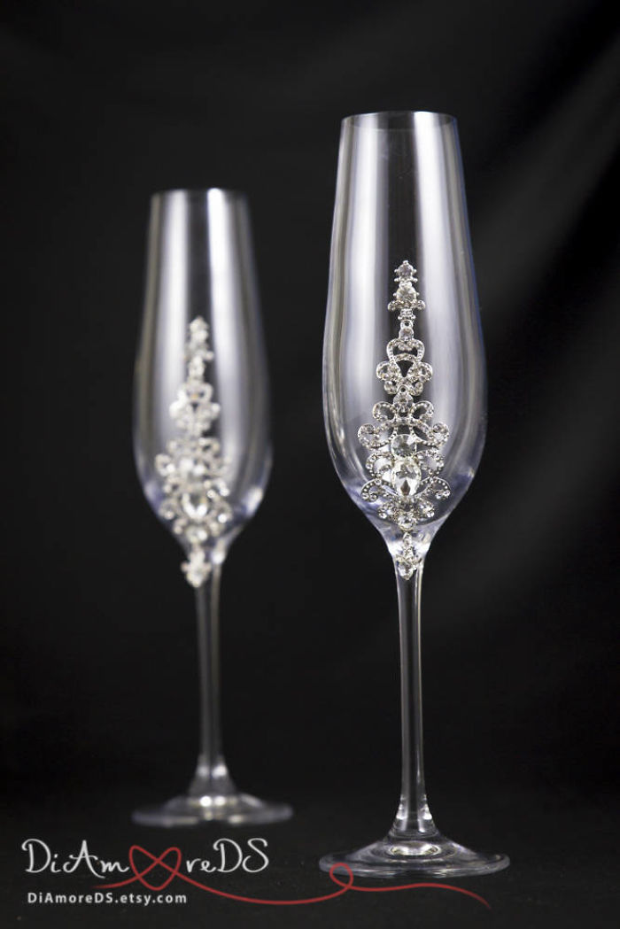 Omg I Need Help! I Have 3 Sets Wedding Glasses, Which Do I Choose! Omg I Need Help! I Have 3 Sets Wedding Glasses, Which Do I Choose!