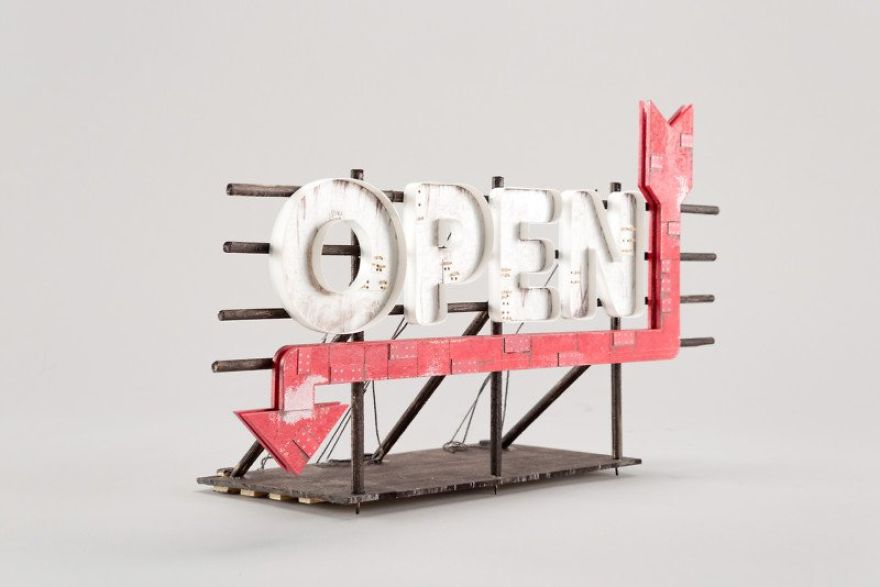 Photographer Creates Abandoned Miniature Hostel