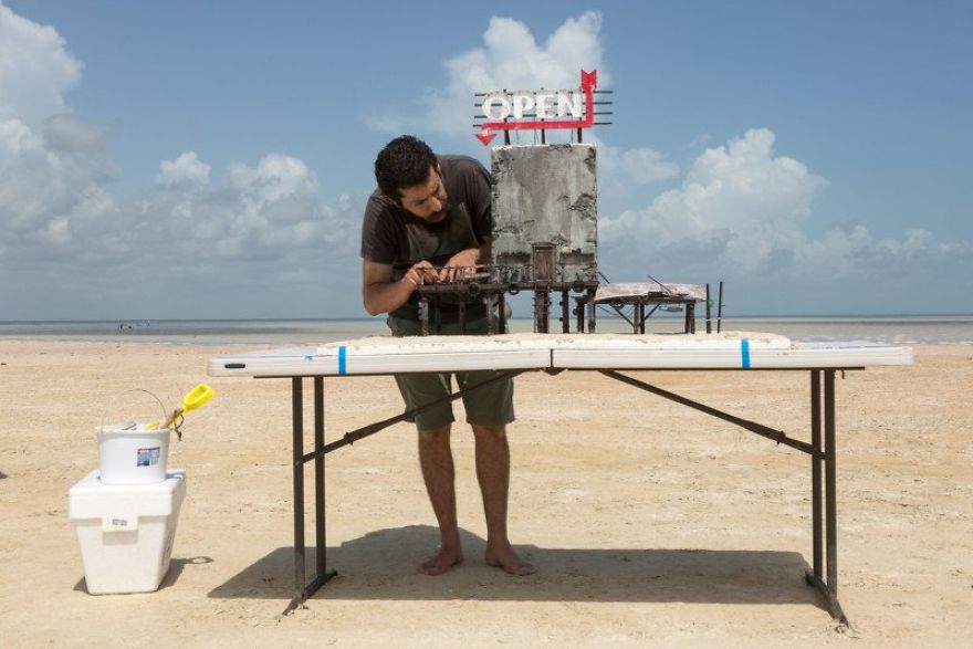Photographer Creates Abandoned Miniature Hostel
