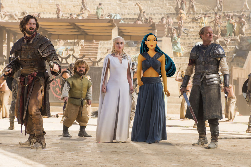 Pocahontas As Missandei (Nathalie Emmanuel)