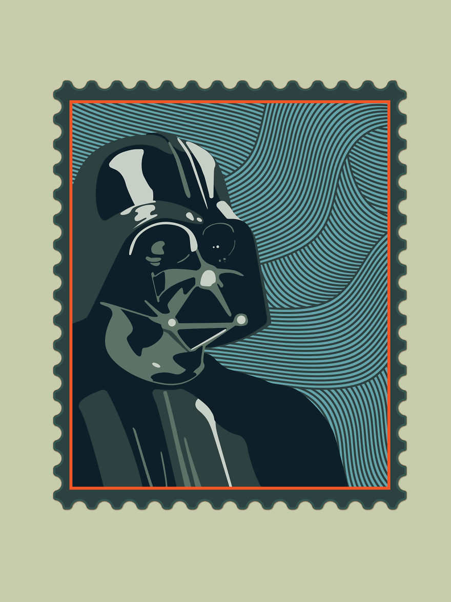 Postal Stamps Inspired By Iconic Movies