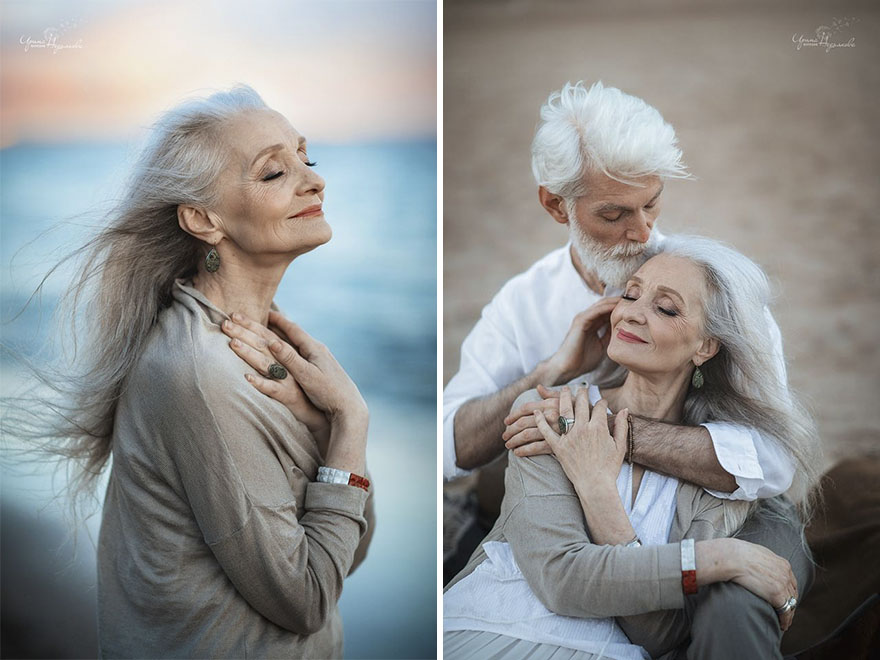 Russian Photographer Captures Beautiful Elderly Couple To Show That Love Transcends Time Russian Photographer Captures Beautiful Elderly Couple To Show That Love Transcends Time