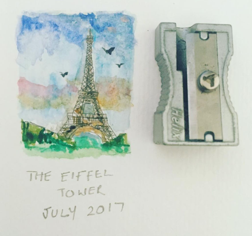 I Paint Miniature Watercolor Art For My 100-Day Drawing Challenge! I Paint Miniature Watercolor Art For My 100-Day Drawing Challenge!