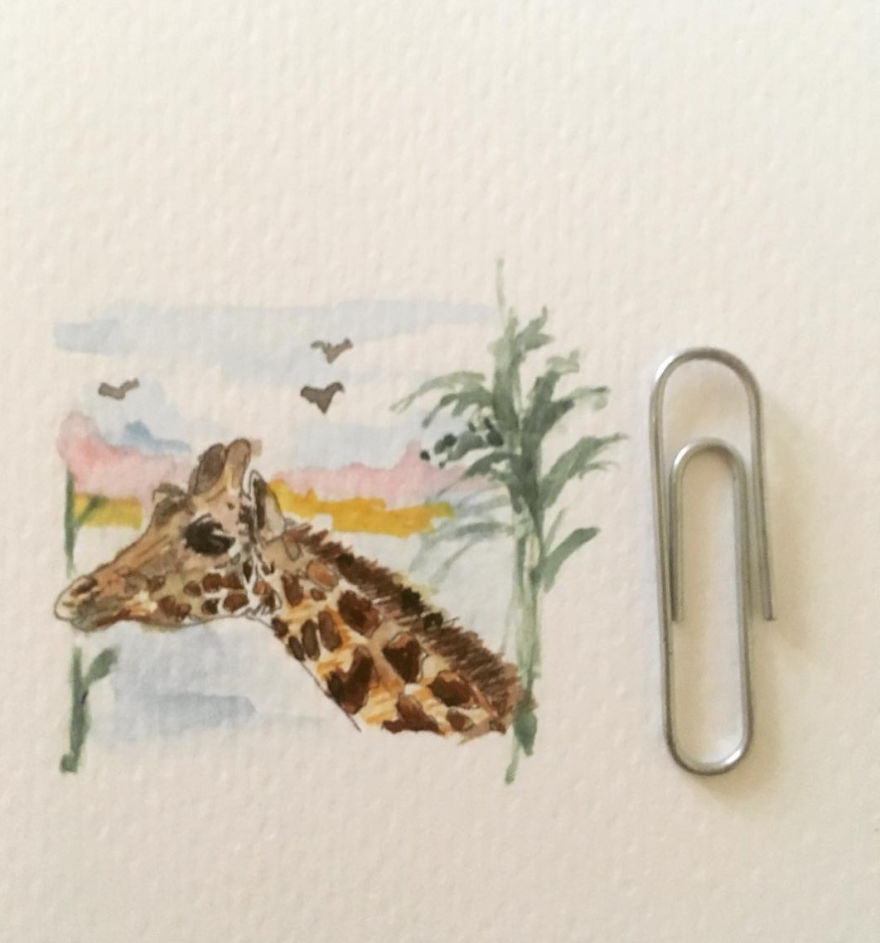 I Paint Miniature Watercolor Art For My 100-Day Drawing Challenge!