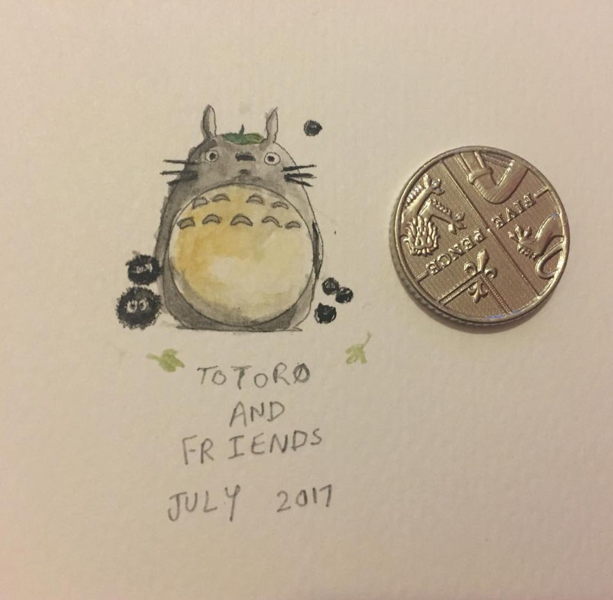 I Paint Miniature Watercolor Art For My 100-Day Drawing Challenge! I Paint Miniature Watercolor Art For My 100-Day Drawing Challenge!