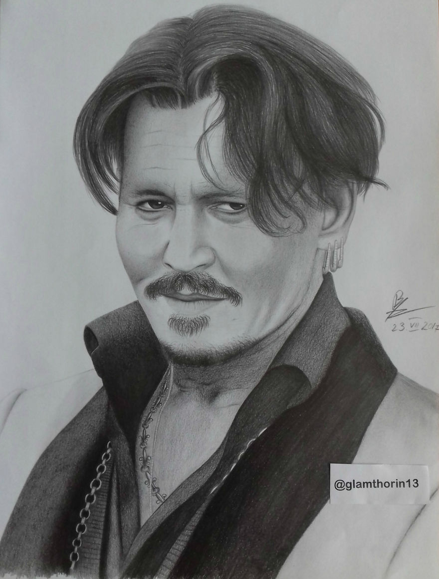 Some Of My Portraits That I Drew Using Pencils