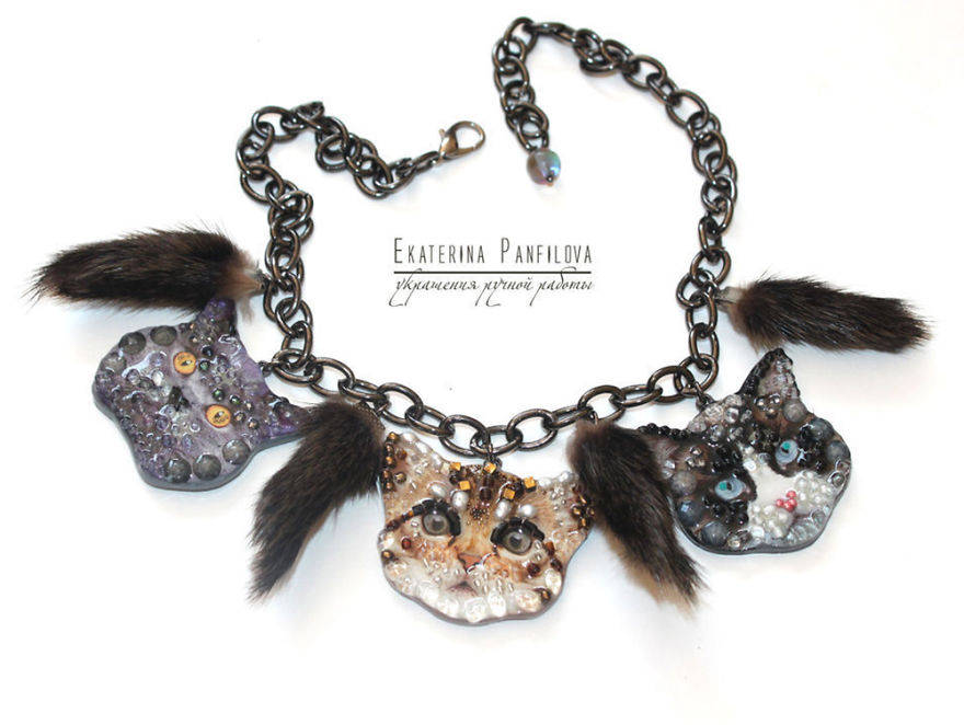 The Sunshine Of A Talent: Textured Brooches By Ekaterina Panfilova