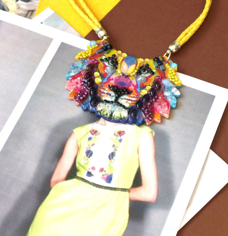 The Sunshine Of A Talent: Textured Brooches By Ekaterina Panfilova