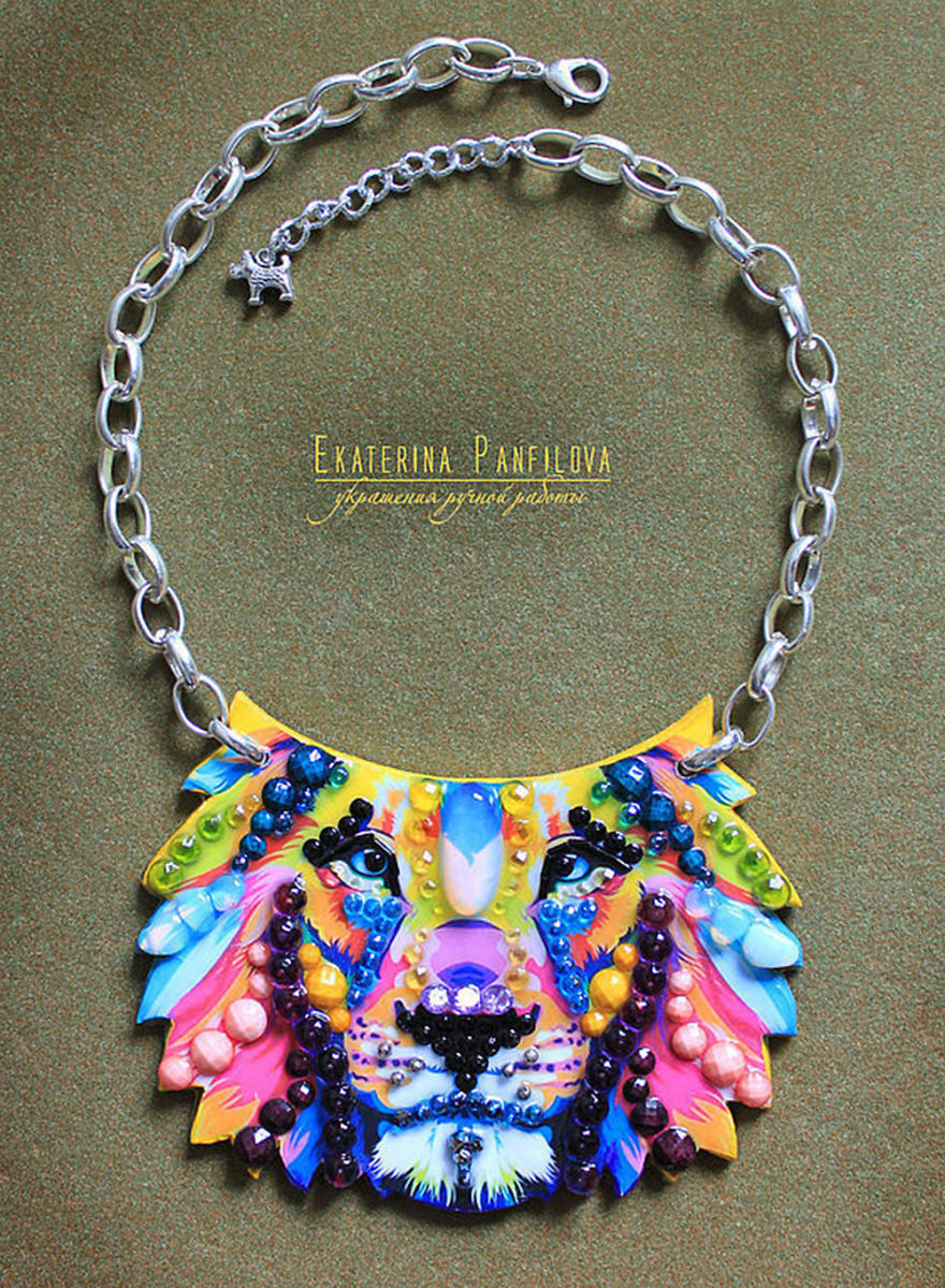 The Sunshine Of A Talent: Textured Brooches By Ekaterina Panfilova