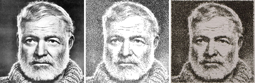 Tiny Portraits Drawn By A Robot Tiny Portraits Drawn By A Robot