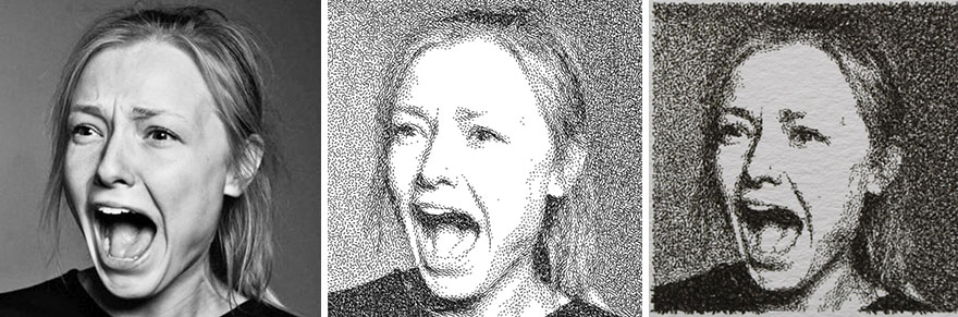 Tiny Portraits Drawn By A Robot Tiny Portraits Drawn By A Robot