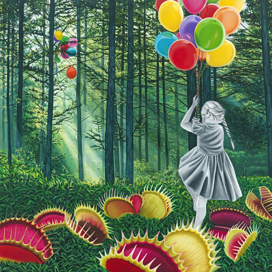 Bouquet, Oil On Canvas, 24" X 24"