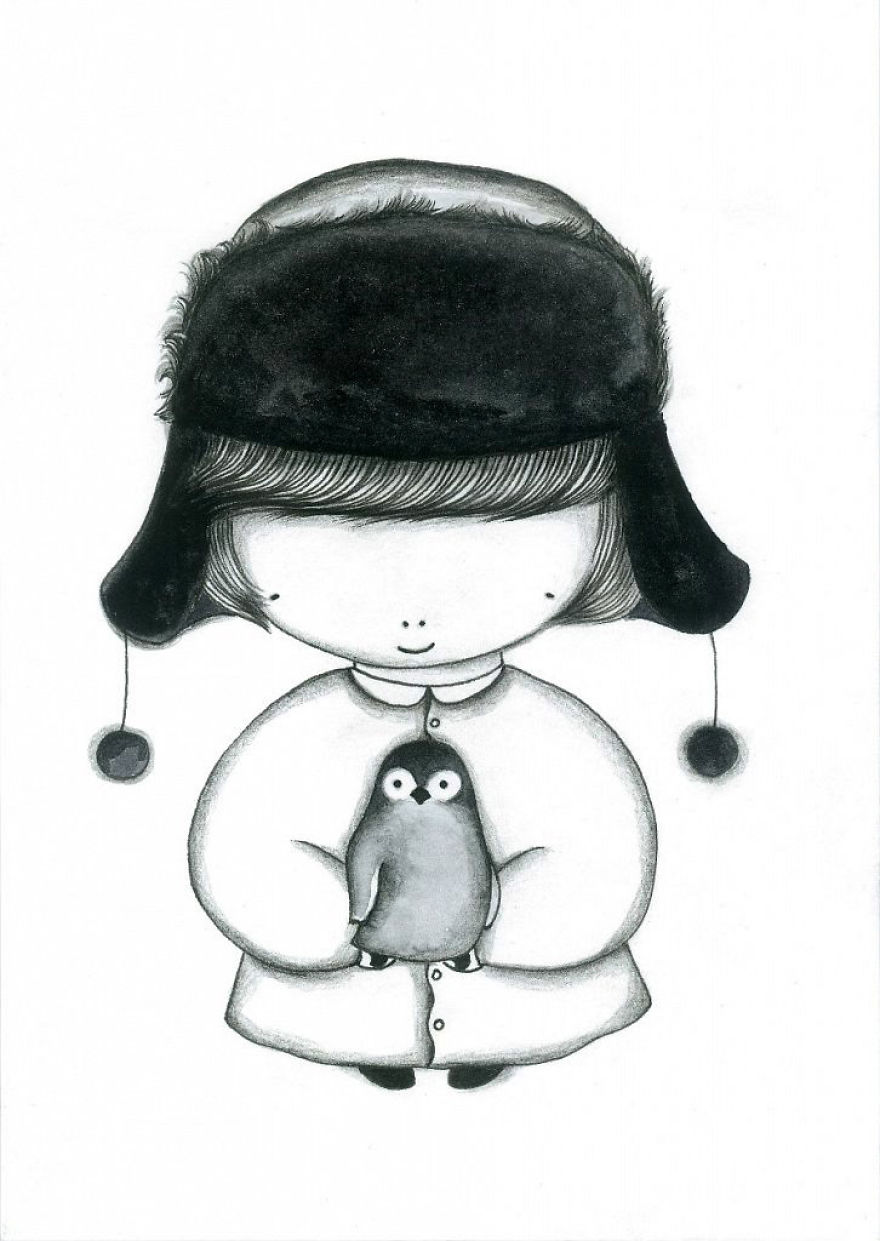 I Draw Illustrations Of Mysterious Girls