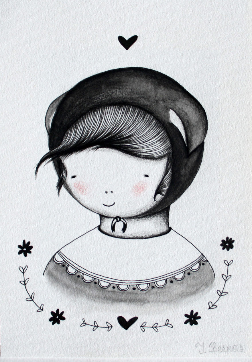 I Draw Illustrations Of Mysterious Girls