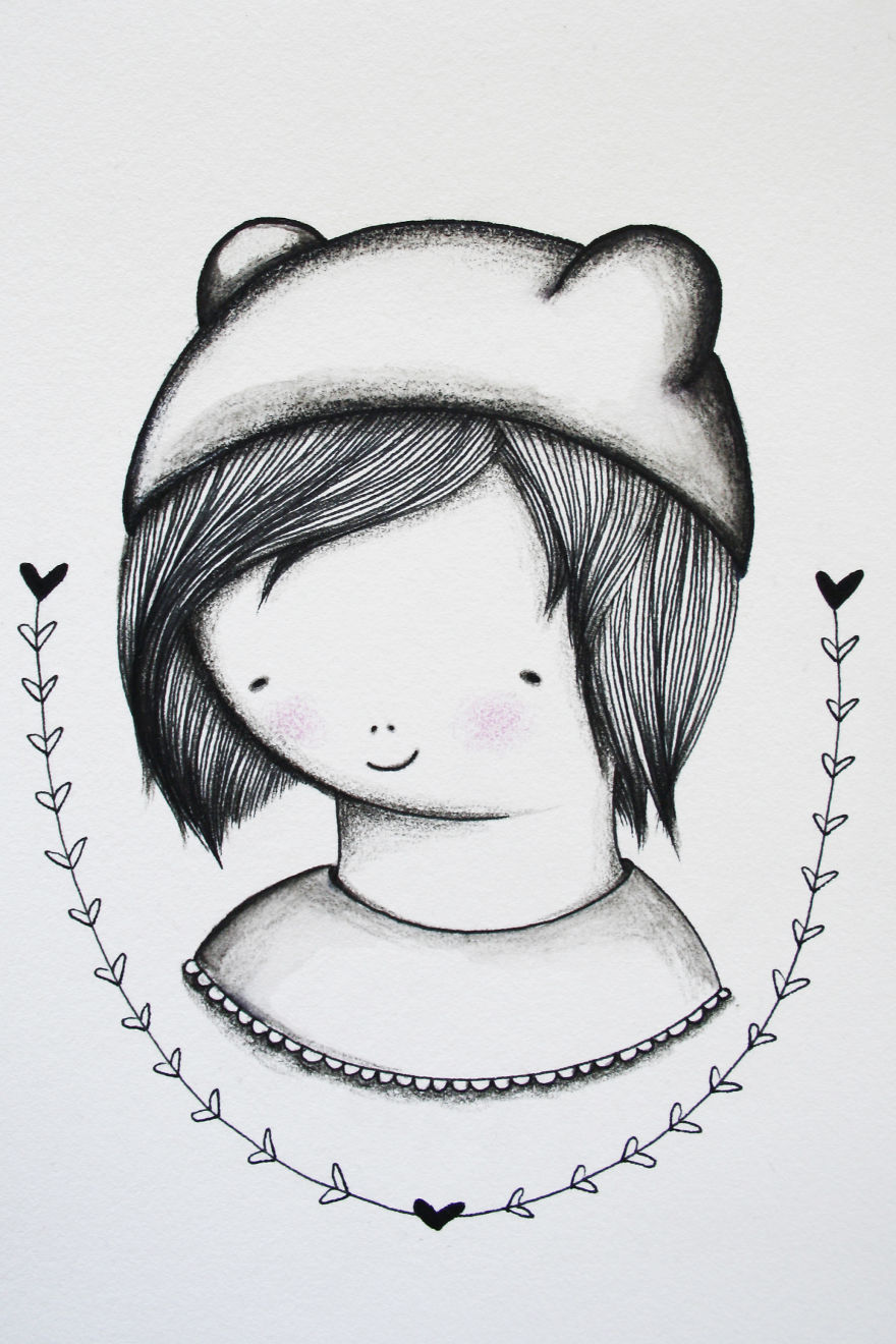 I Draw Illustrations Of Mysterious Girls