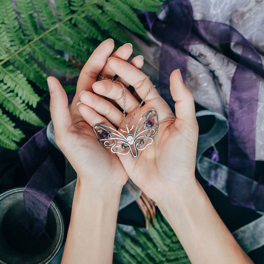 I Create Unique Handmade Jewelry That Mimics The Shape Of True Butterflies I Create Unique Handmade Jewelry That Mimics The Shape Of True Butterflies