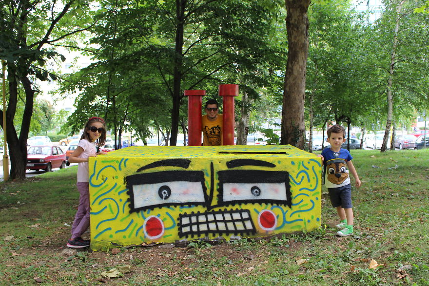 We Turned Old Bomb Shelters Into Robot Heads