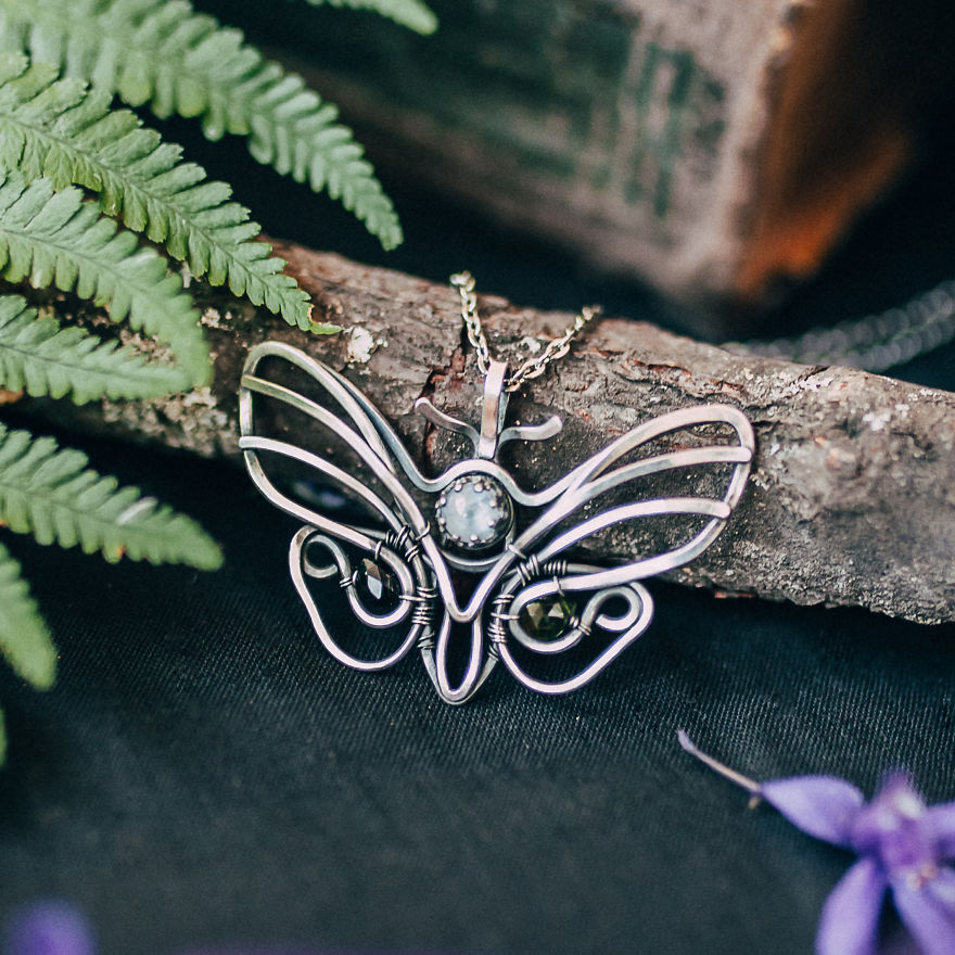 I Create Unique Handmade Jewelry That Mimics The Shape Of True Butterflies I Create Unique Handmade Jewelry That Mimics The Shape Of True Butterflies