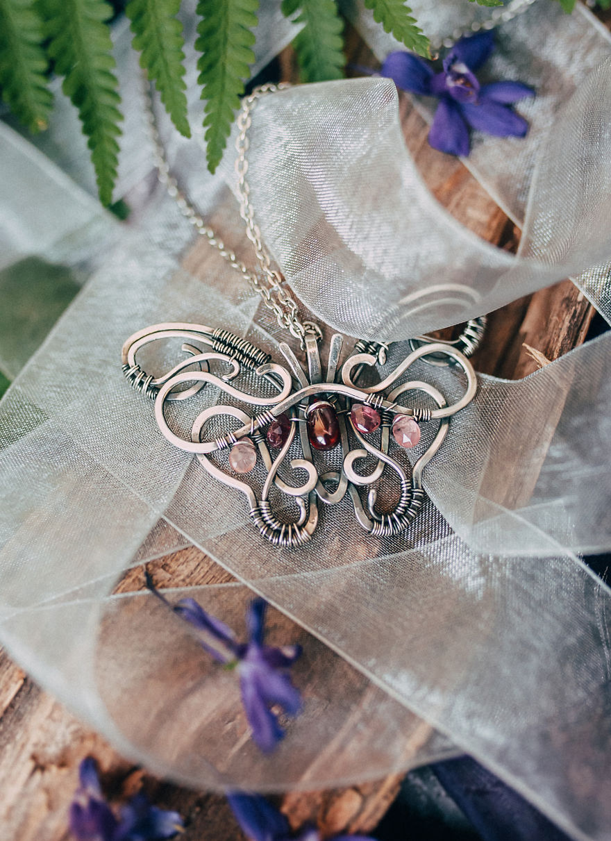 I Create Unique Handmade Jewelry That Mimics The Shape Of True Butterflies I Create Unique Handmade Jewelry That Mimics The Shape Of True Butterflies