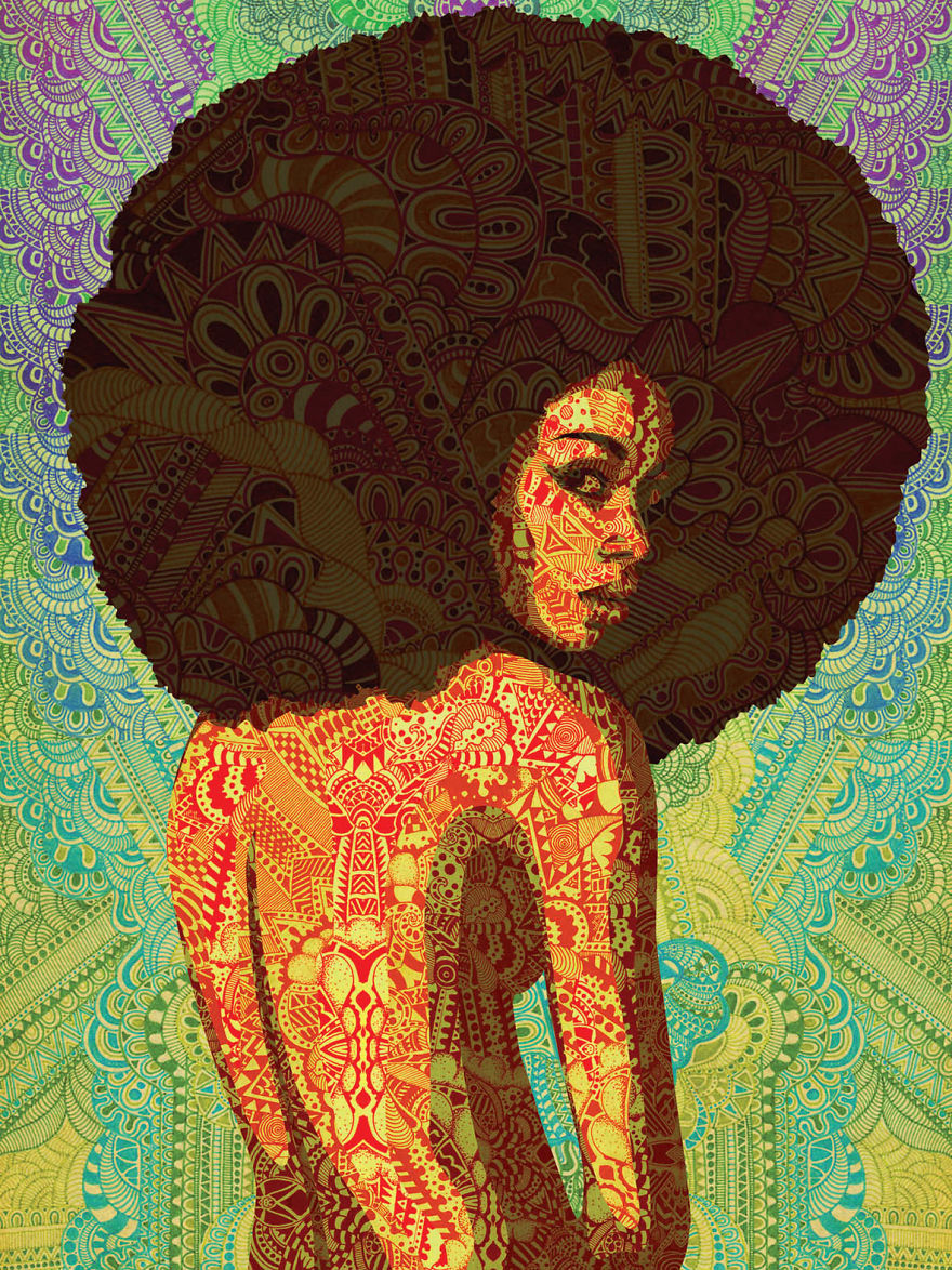 My Illustrations Made Of Patterns And Textures My Illustrations Made Of Patterns And Textures