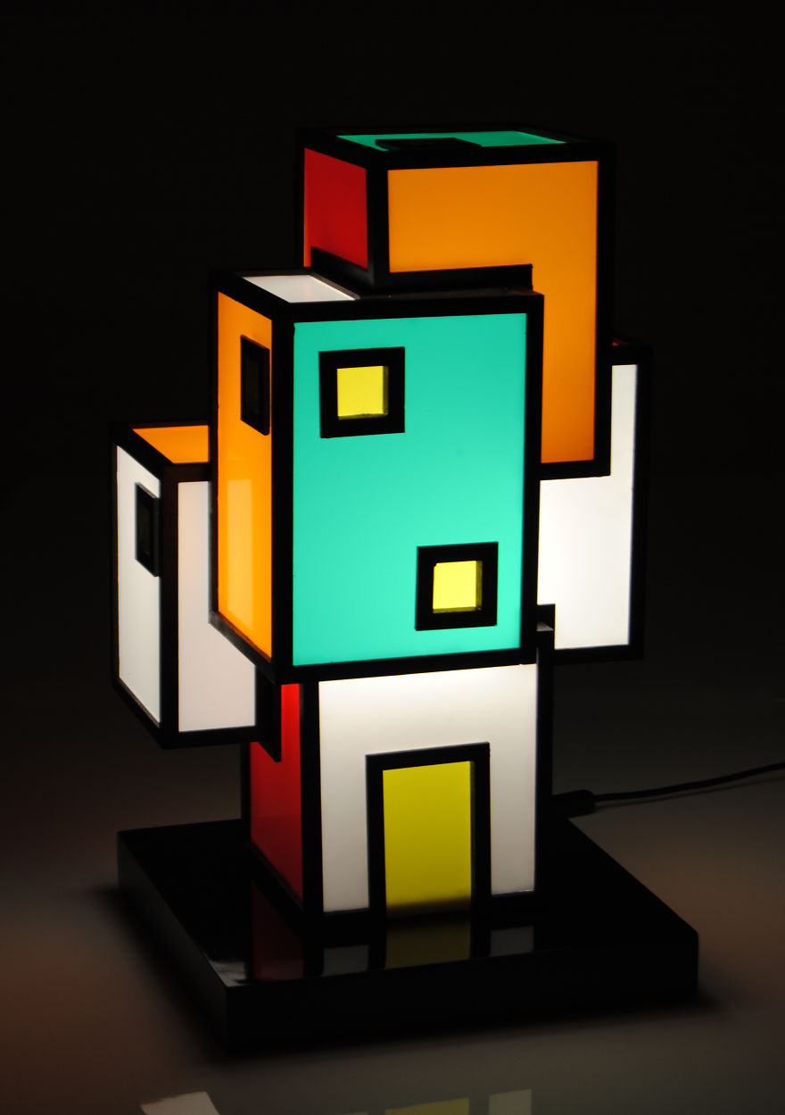 Agglomerati: I Create Sculpture Lamps In Wood And Plexiglass