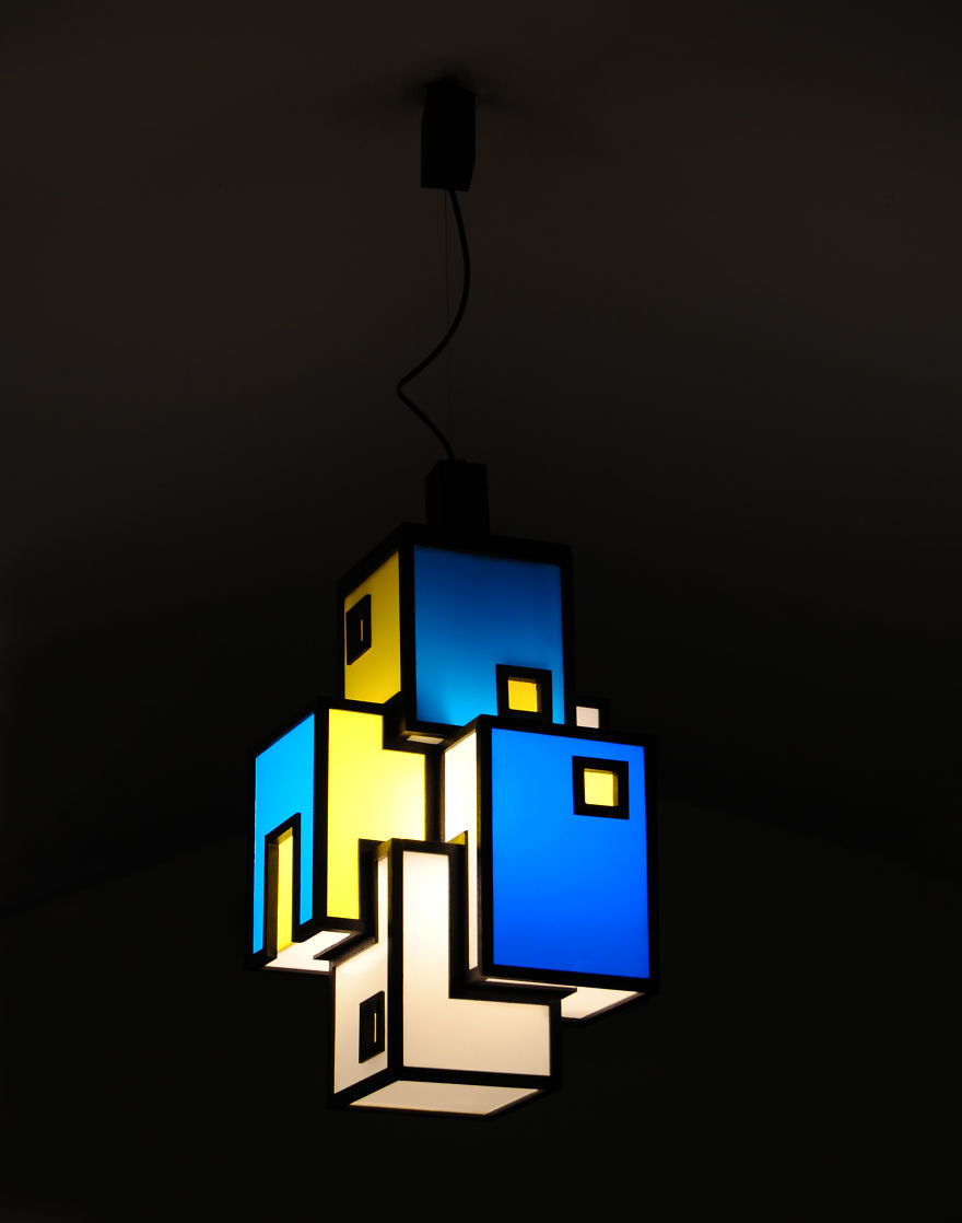 Agglomerati: I Create Sculpture Lamps In Wood And Plexiglass