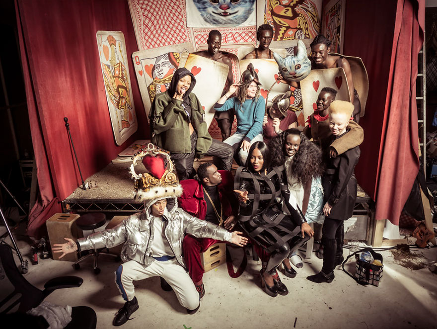 2018 Pirelli Calendar Has An All-Black Cast In "Alice In Wonderland" World, And It's Epic