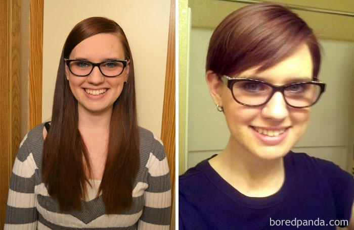 Cut My Hair Yesterday. I Now Have Four 12 Inch Ponytails To Donate