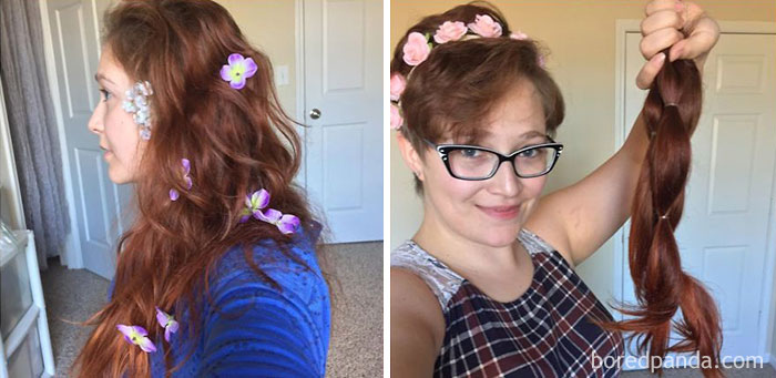 18" Donated To Pantene Beautiful Locks