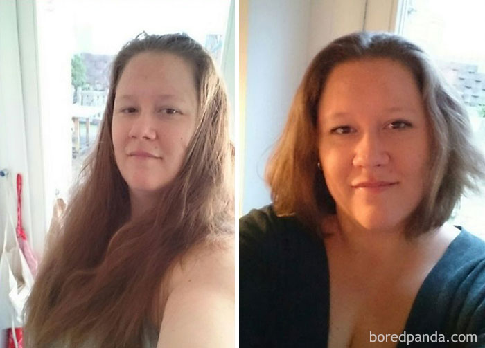 Donated My Hair. They Make Wigs For Children With Alopecia Or Cancer