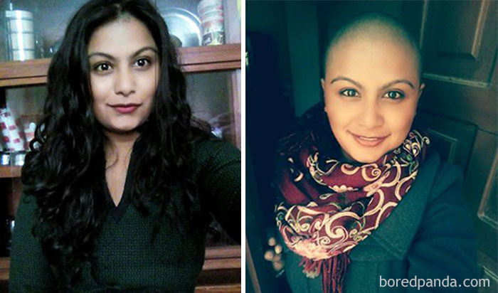 Being Able To Overcome One Of Your Greatest Attachment, Makes You Perceive World Differently. Before And After Hair Cut