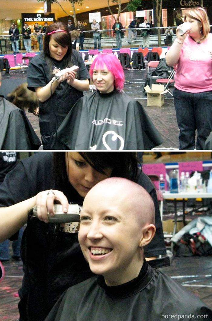Head Shave For A Kids With Cancer Charity Event