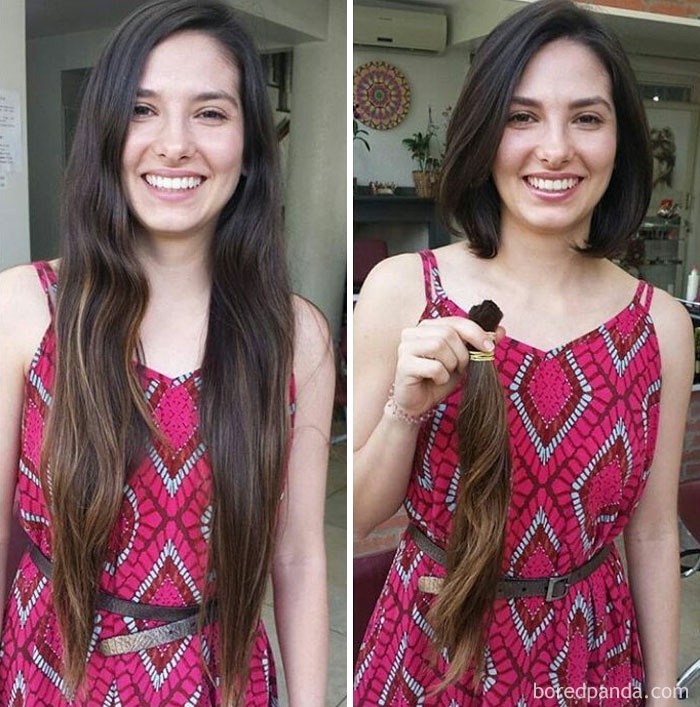 Before And After Haircut