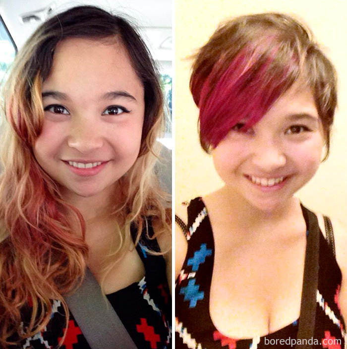 People Always Told Me A Pixie Cut Wouldn't Suit My Round Face, But Today I Said F**k 'em, I Do What I Want!