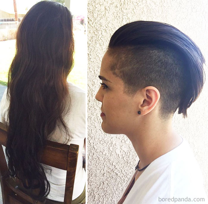 Before And After Haircut