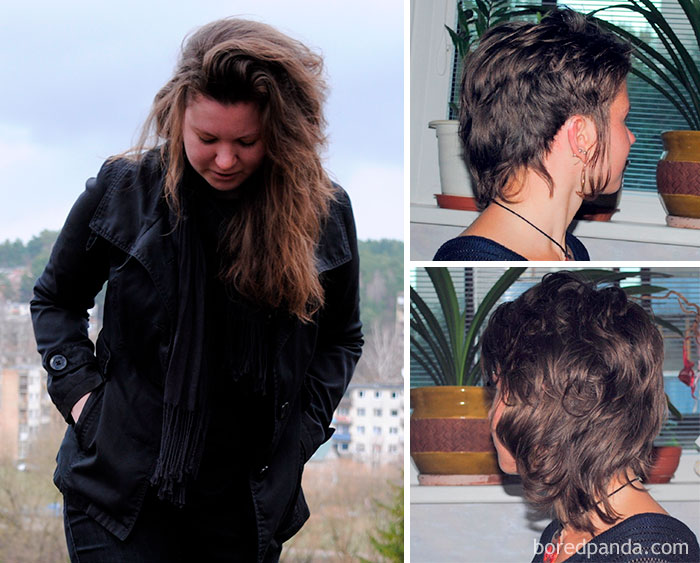 The Hairdressed Refused To Do This At First But It Turned Out Well, I Think!