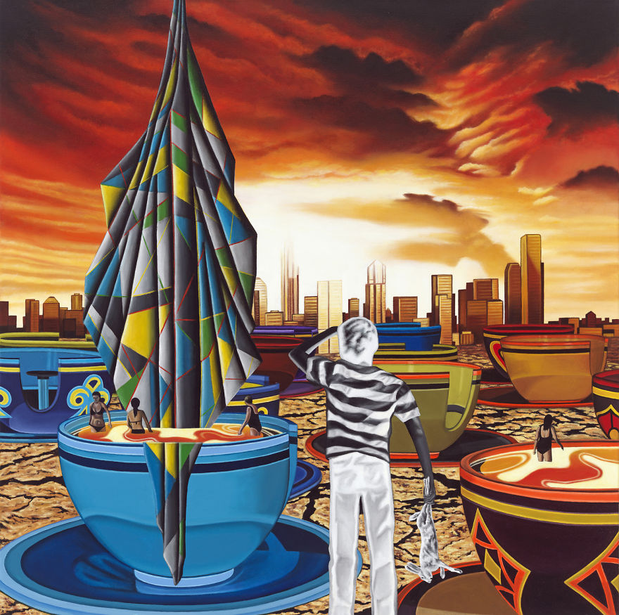 The Prize, Oil On Canvas, 30" X 30"