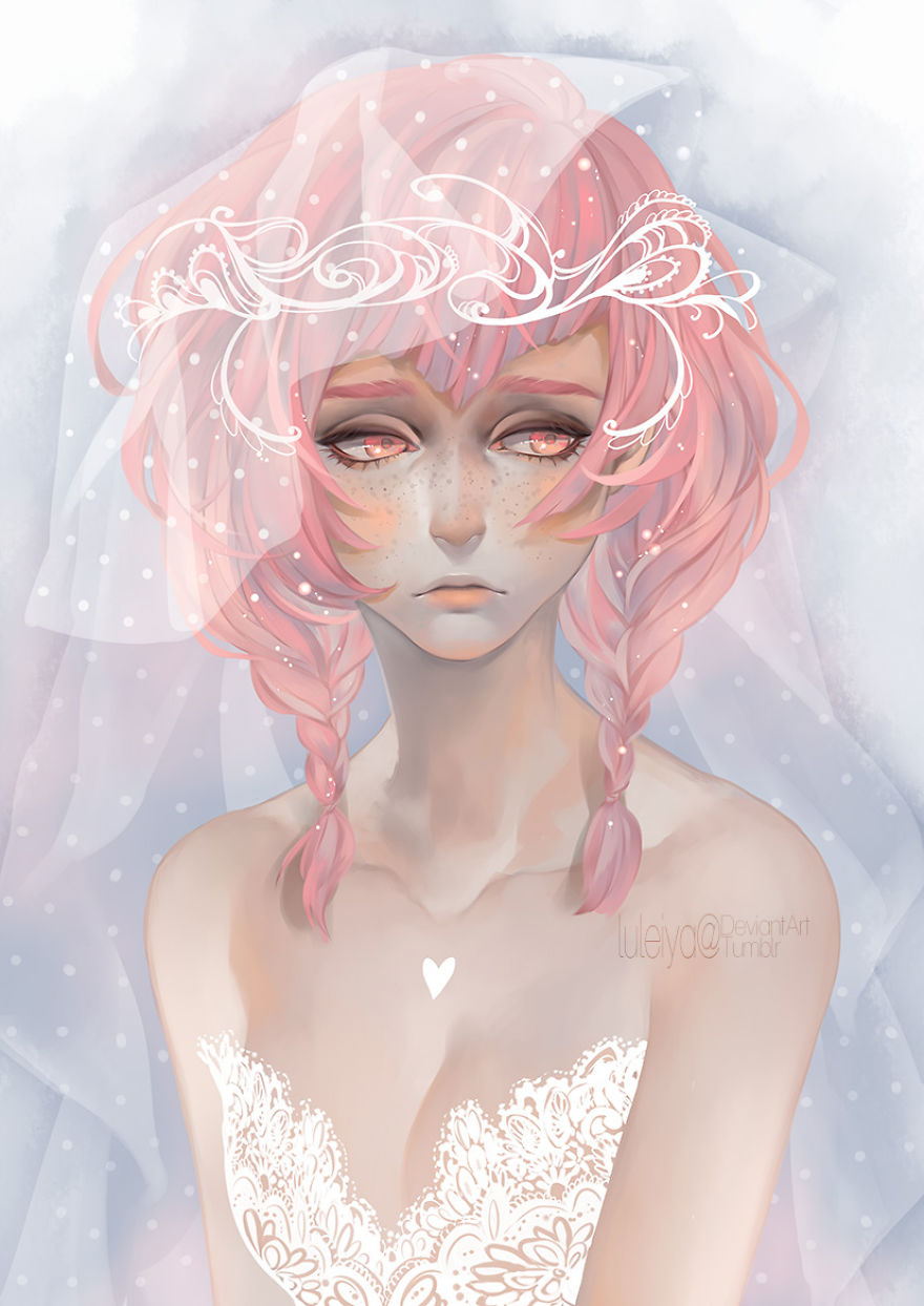 Digital Illustrations By Hungarian Artist 'lüleiya'