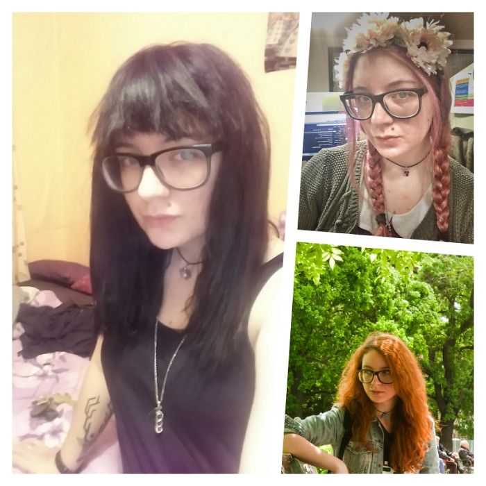 I Was Told A Fringe + Black Hair Is For Pretty Faces Only But I Did It Anyway.