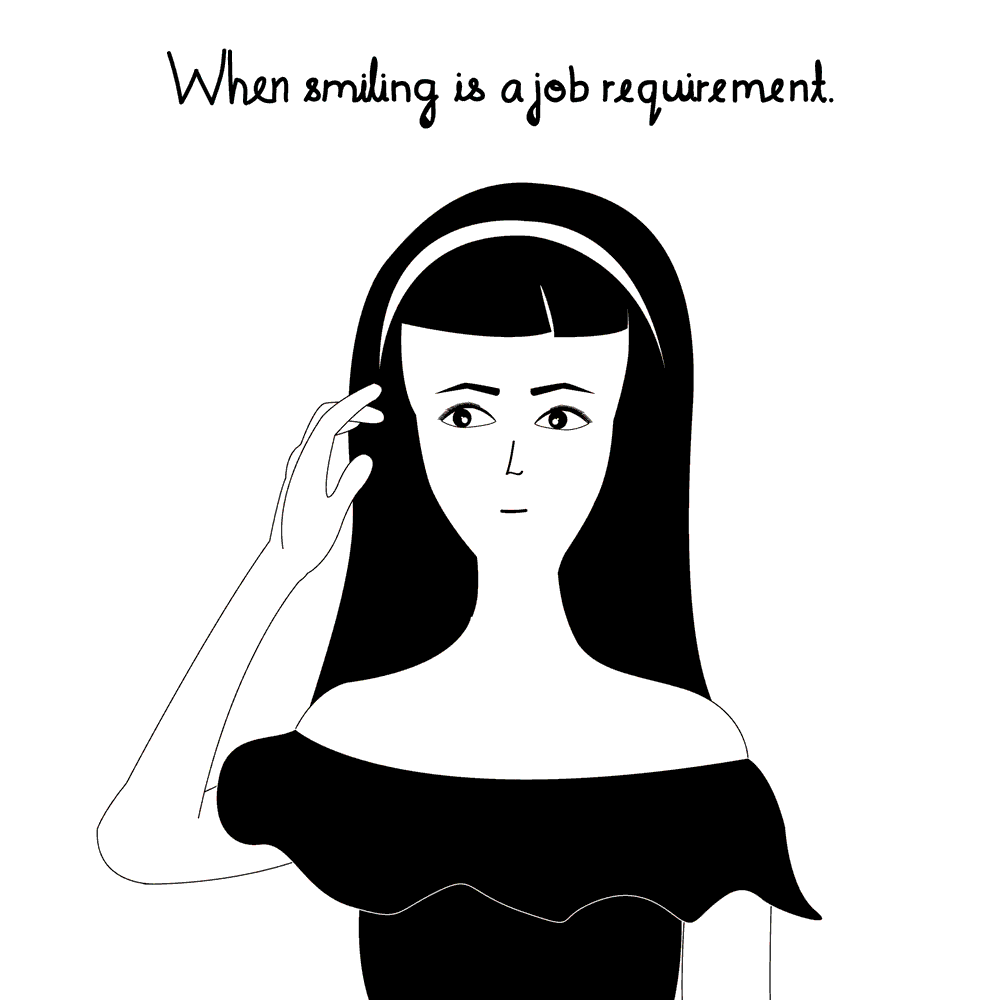 Drawing My Daily And Never Ending Anxieties In Black & White